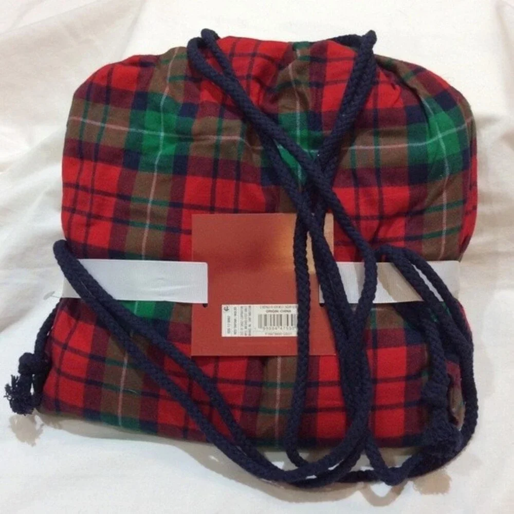 Plaid Pajama Set Long Sleeve Top & Shorts Ladies Sz Med NWT Wondershop Holiday